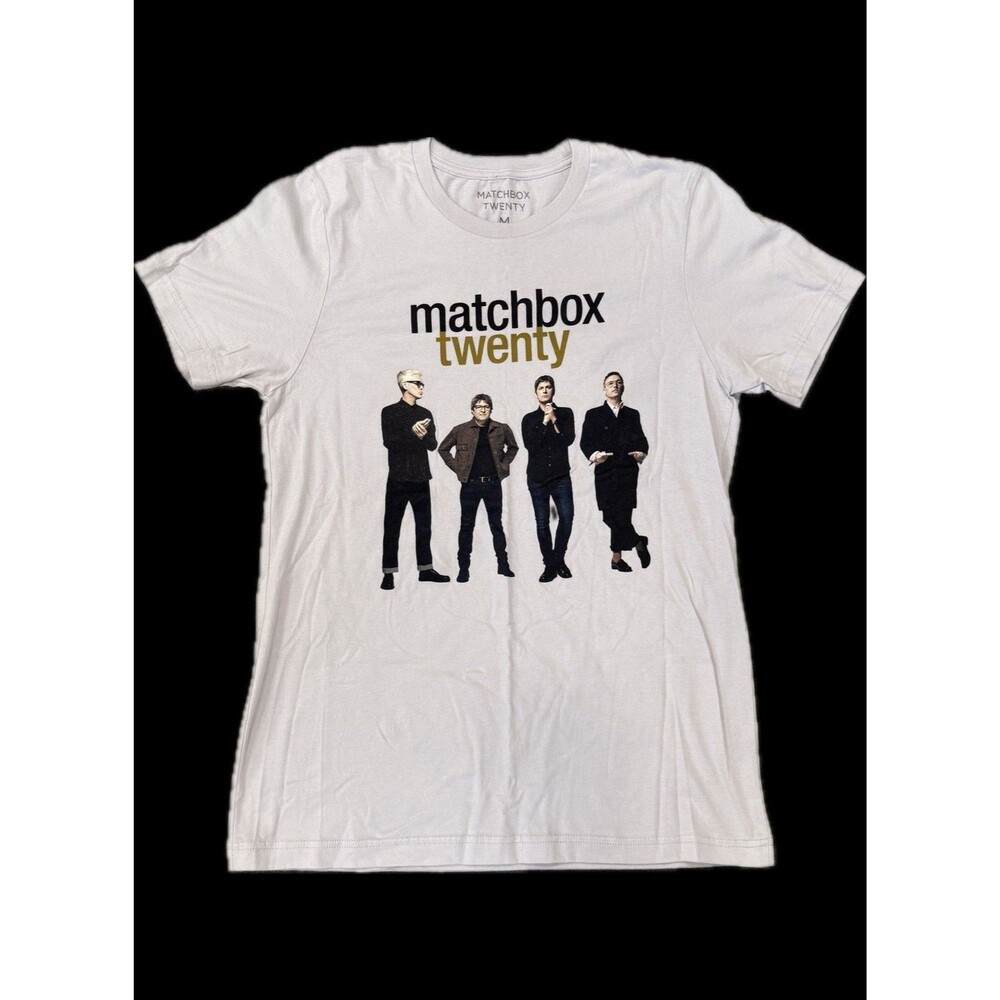 Matchbox Twenty Slow Dream 24 Tour T-Shirt Gray Size Medium Brand New Never Worn